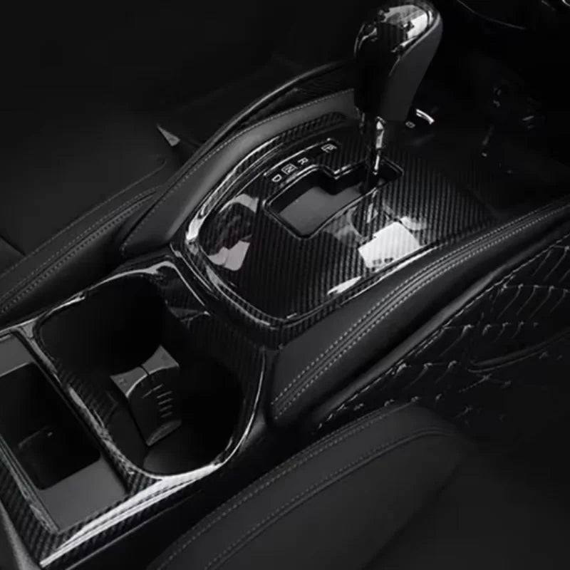 LHD Car Gear Shift Knob Sticker Panel Frame Trim Cover For Nissan X-Trail T32 Rogue 2014 -2020 Accessories