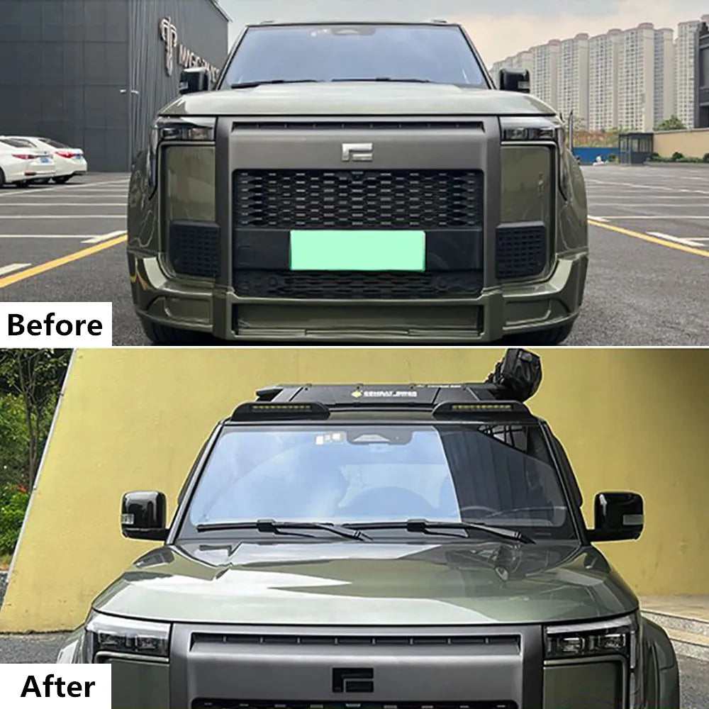 Car Roof Spotlight Modification Specialized Daytime Running Light Roof Spotlight Accessories For BAIC Jishi Rox 01 2023 2026