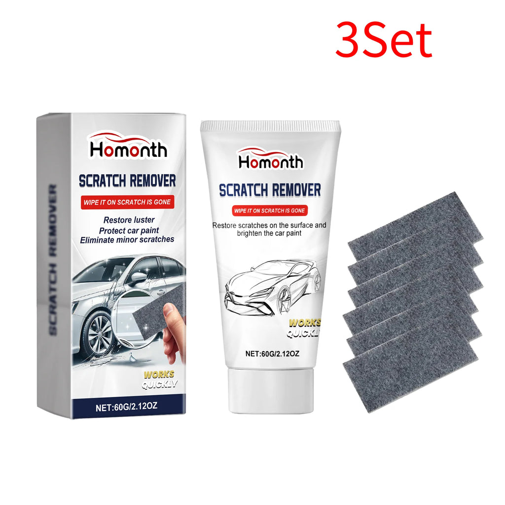 60g Car Scratch Remover Nano Flash Cloth Kit Auto Compound Polishing Anti Scratch Cleaner Cream Auto Polishes Care Repair Tool