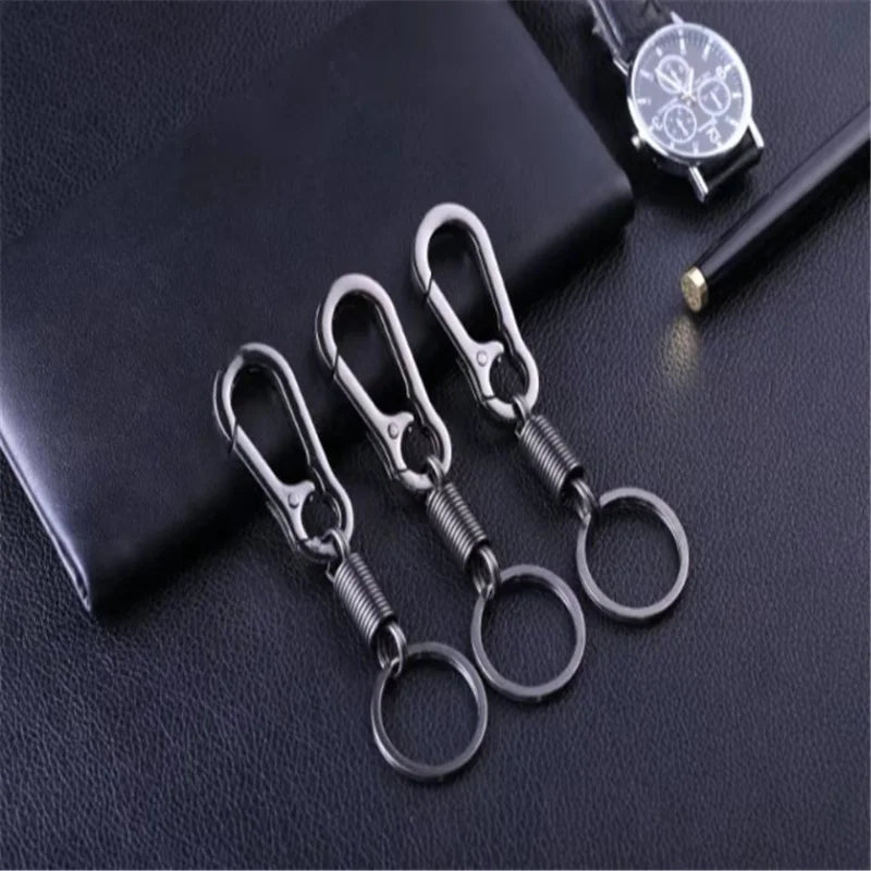 Car Keychain Climbing Hook Simple Shape Accessories Metal Vintage for Formula 1 Land Rover Defender Bmw E39 Keychain
