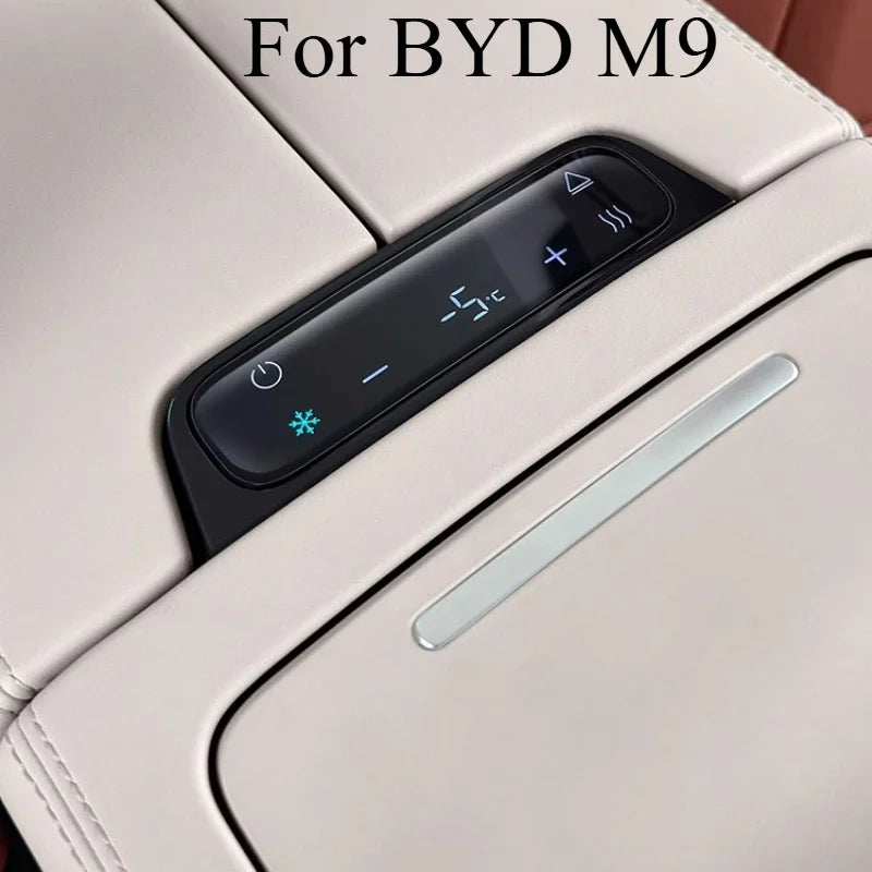 Anti-scratch Epoxy Film Protective Sticker for BYD M9 Refrigerator Control Panel Interior Modification Parts