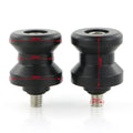 M6 M8 POM Swing Arm Spools Sliders Stand Bobbins Plastic 6mm 8mm Black For Honda Suzuki Yamaha BMW Ducati KTM Triumph Aprilia