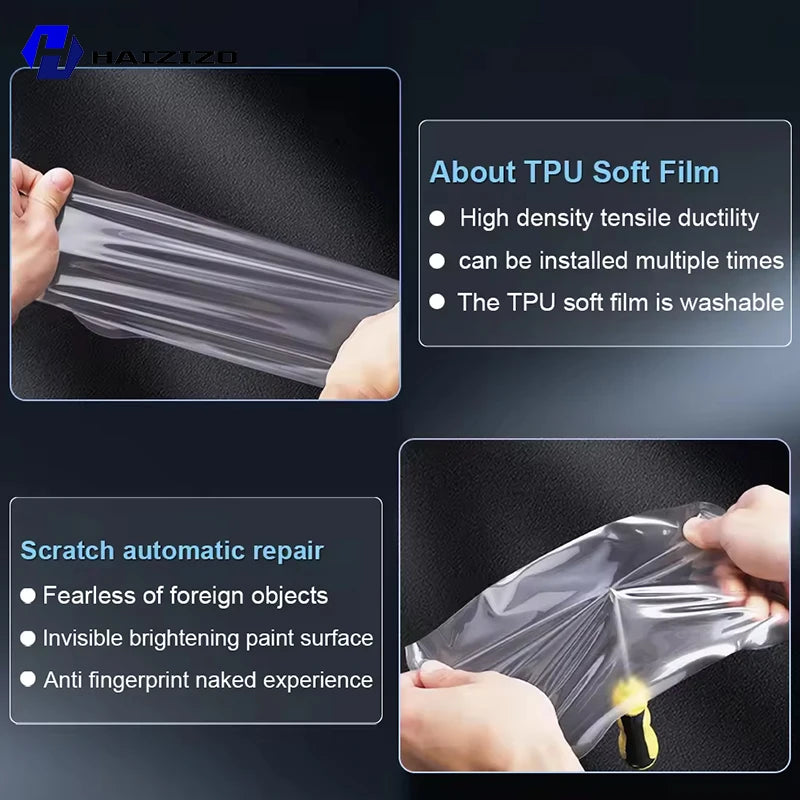 For BYD ATTO 2 DM-i 2025-2026 Car Interior Matte Screen Protector Console GPS Navigation LCD Screene TPU Film Scratch Resistant