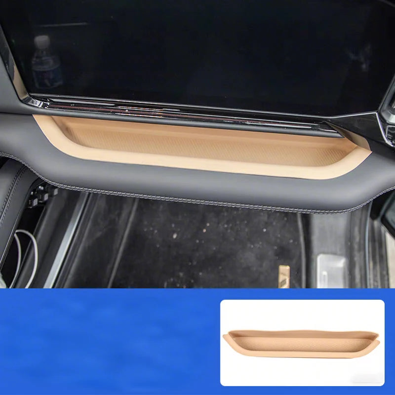 For BYD Formula Leopard 8 Passenger Side Silicone Storage Box ScratchResistant StainResistant Non-Slip Dashboard Organizer