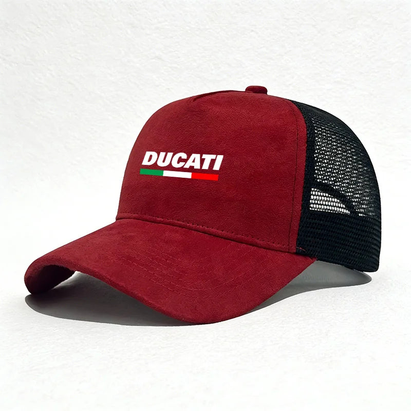 For Ducati Monster Panigale Diavel V4 V2 Scrambler New Motorcycle Baseball Hat Prints Logo Outdoor Sport Adjustable Baseball Cap