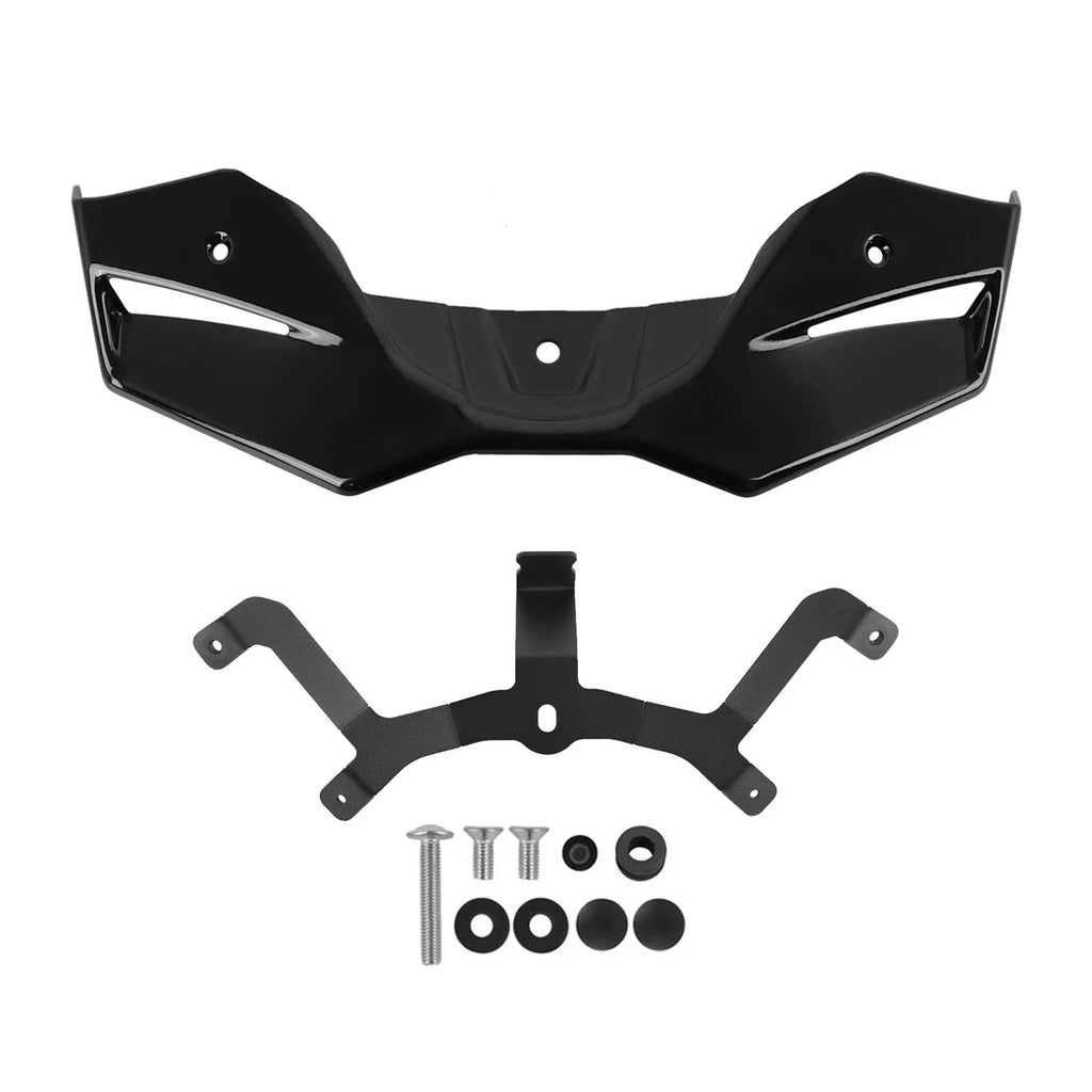 For Yamaha MT-07 MT07 Y-AMT 2025 2026 Wing Downforce Front Spoiler Naked Aerodynamic Winglet Front Lip Spoiler Extension Cowl