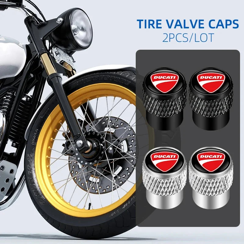 For Ducati Panigale Diavel Superleggera V4 V2 Scrambler Motorcycle CNC Aluminum Wheel Tire Valve caps Airtight cover