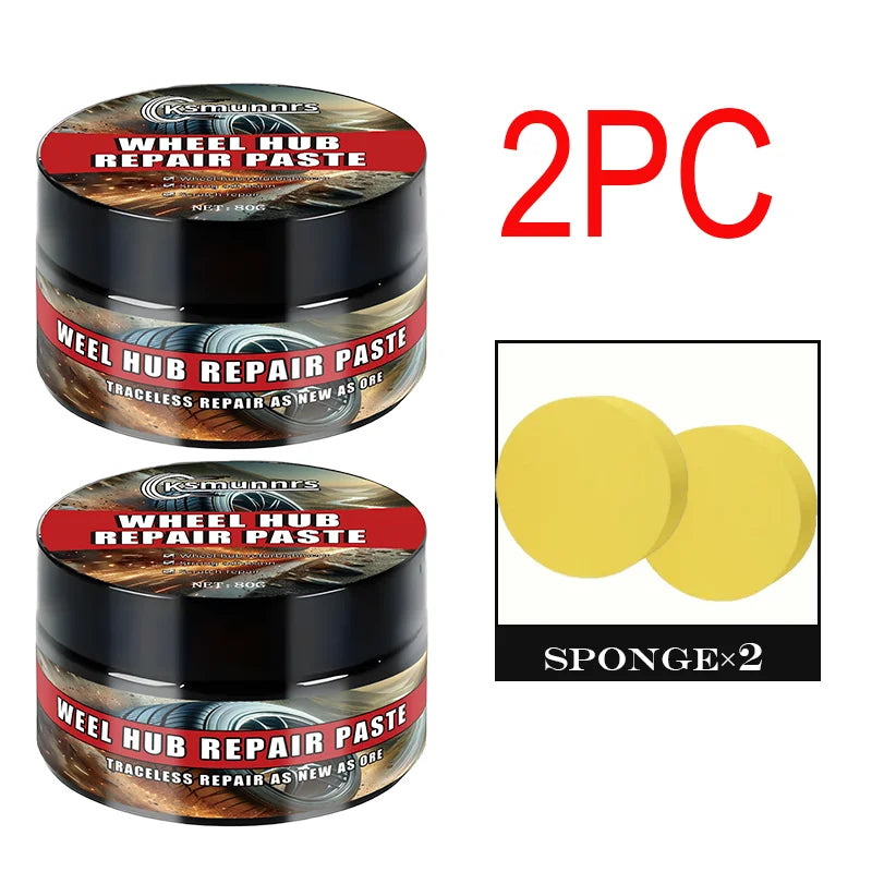 NEW 1 Piece Universal Wheel Repair Set - Alloy Rim Scratch Polishing Paste, Car Wheel Care Polishing Cream, Alloy Spoke Scratch