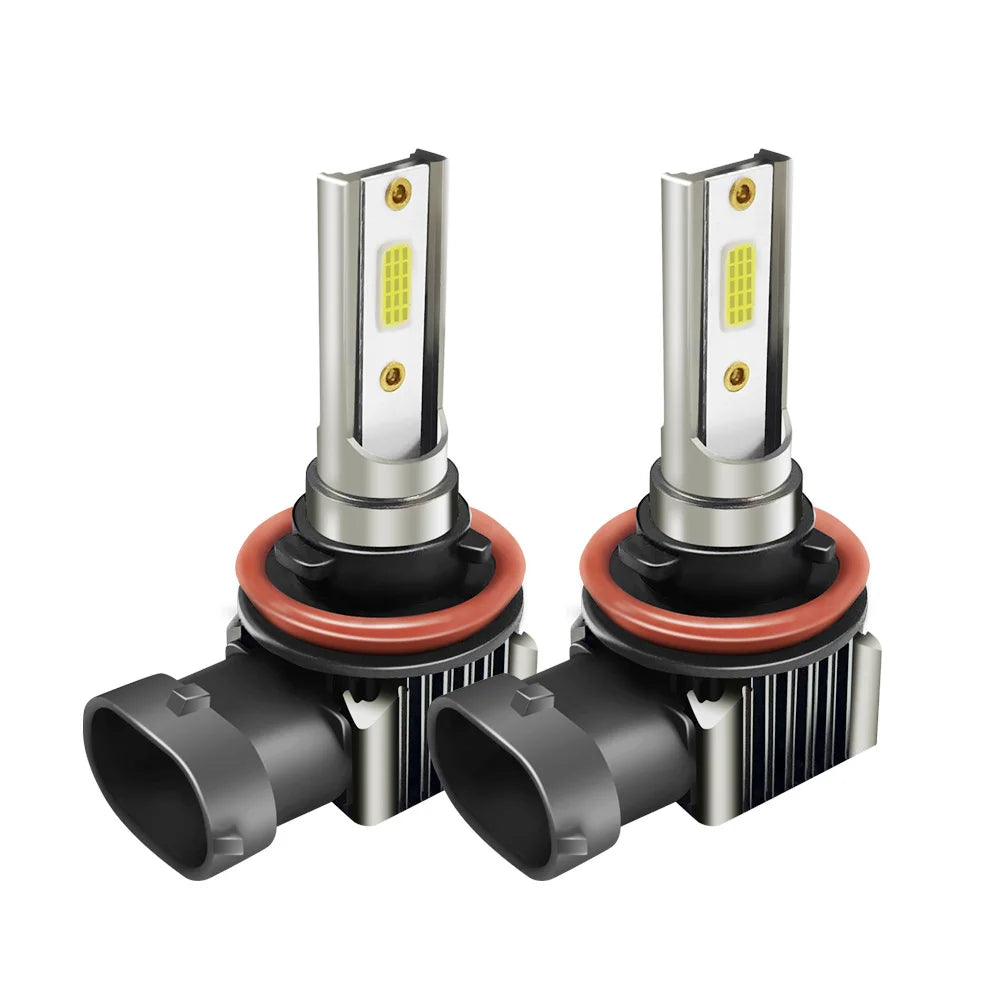 2x 6000K LED Fog Light 15000LM Wireless Bulbs White 12V For Nissan Versa Sedan 2020 2021 2022 2023 2024 2025 Car Front Fog Lamps