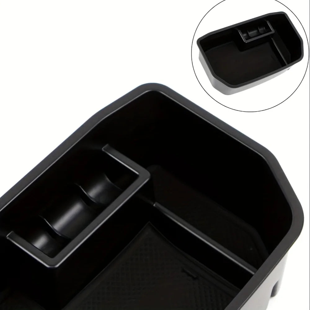 For Toyota Land Cruiser FJ200 LC200 X570200 2008-2021 Center Console Tray Armrest Divider Durable ABS Functional Storage Box