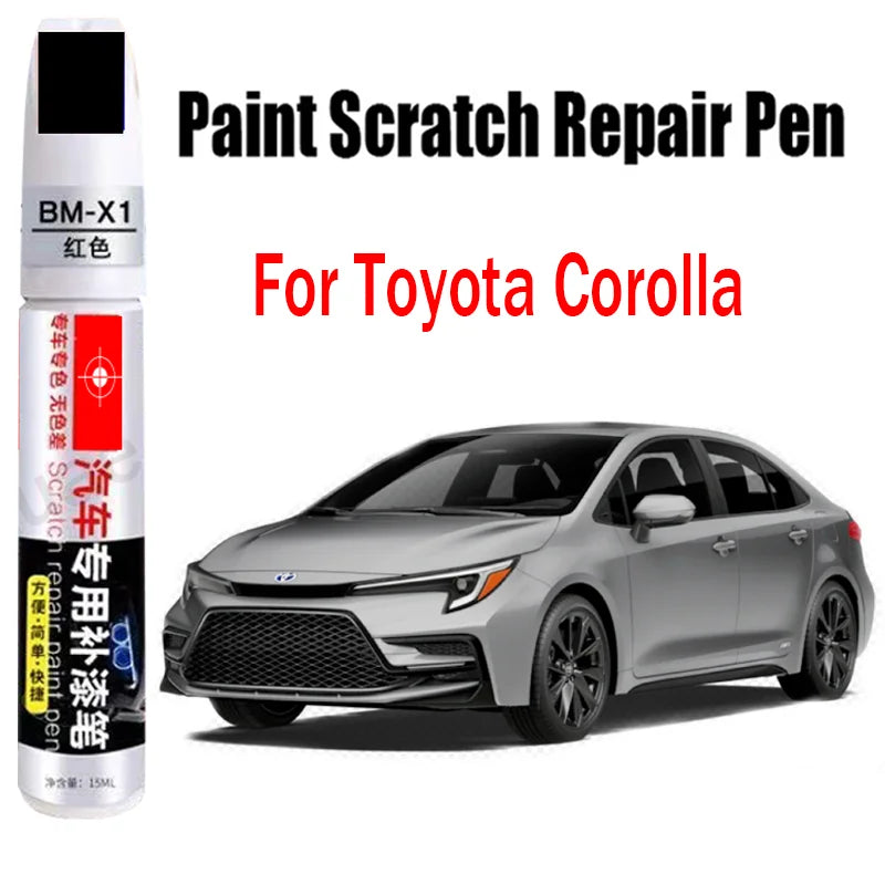 Car Paint Scratch Repair Pen for Toyota Corolla Touch Up Pan Car Paint Care Accessories