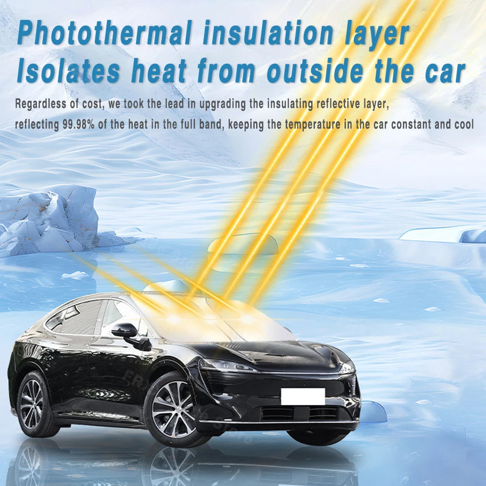 For Nissan Qashqai Rogue Sport J11 2013~2020 Car Sun Visor MK2 Front Windshield Sunshade Heat Insulation Summer Auto Accessories