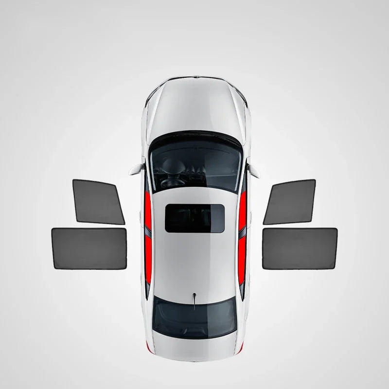 لسيارة Polestones 01 ROX 01 2024 2025 مظلة شمسية للسيارة شبكة حماية من الشمس واقي شمس للنافذة الجانبية واقي شمسي
