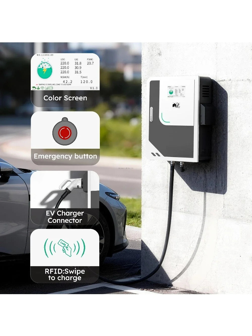 High Performance Evse 30kw 40kw 60kw Dc Ev Fast Charger Intelligent New Energy Vehicle Charging Pile for Byd Car