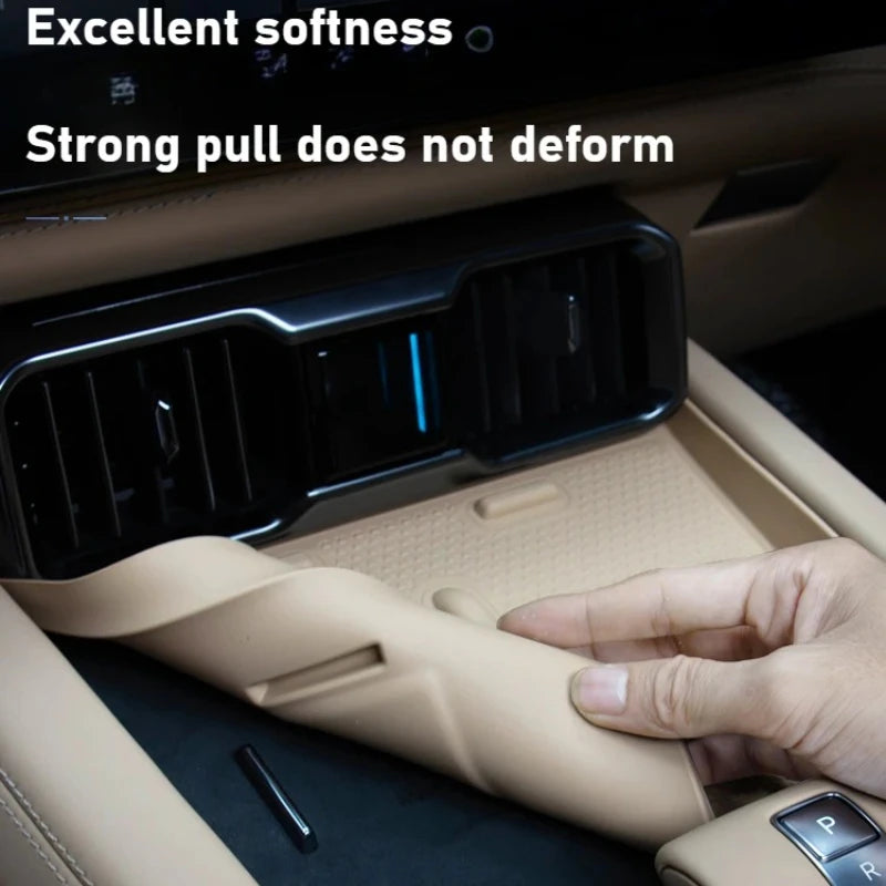 For BYD Equation Leopard 8 Car Silicone Charging Pad Anti-Slip Mat Dustproof Wireless Charger Protective Accessories