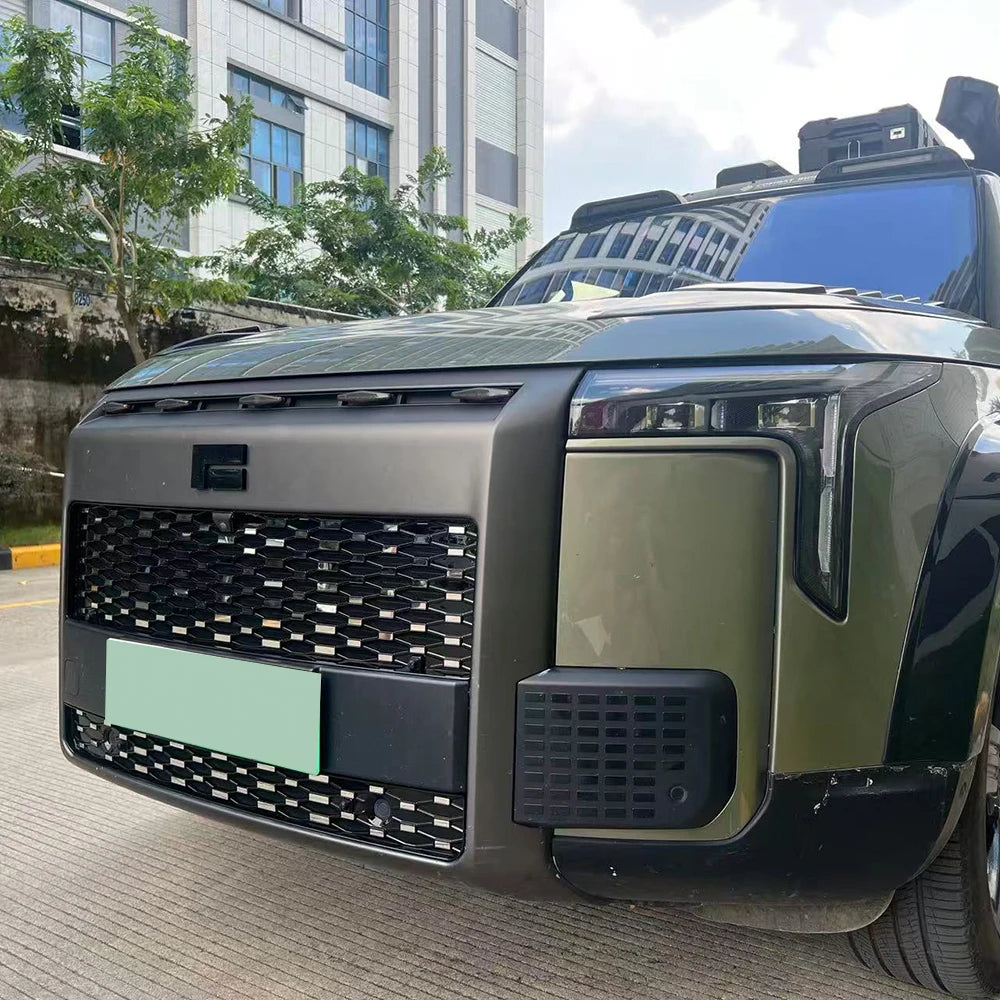 Non Removable Front Grille Protection Water Tank Cooler Filter Screen Modified For BAIC Jishi Polestone 01 Rox 01 Insect Screen