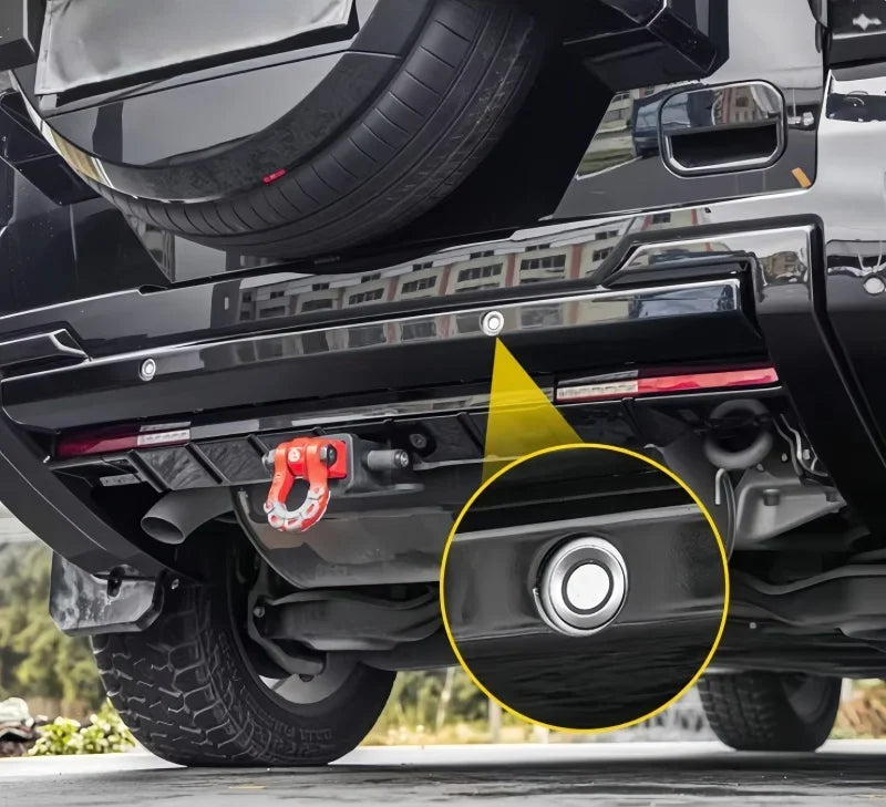 Car Front and Rear Bumper Trim Kit Suitable for BYD Leopard 8 2024 2025 Modified Car Black Warrior Front Rear Bumper Accessories