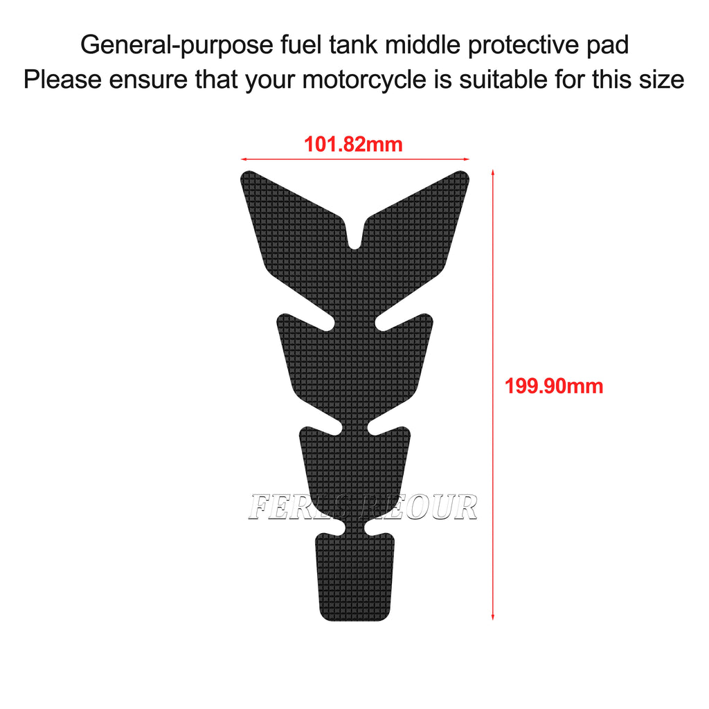 Fuel tank stickers for Honda AFRICA TWIN 2016-2019, black anti-slip fuel tank mats, motorcycle fuel tank protectors