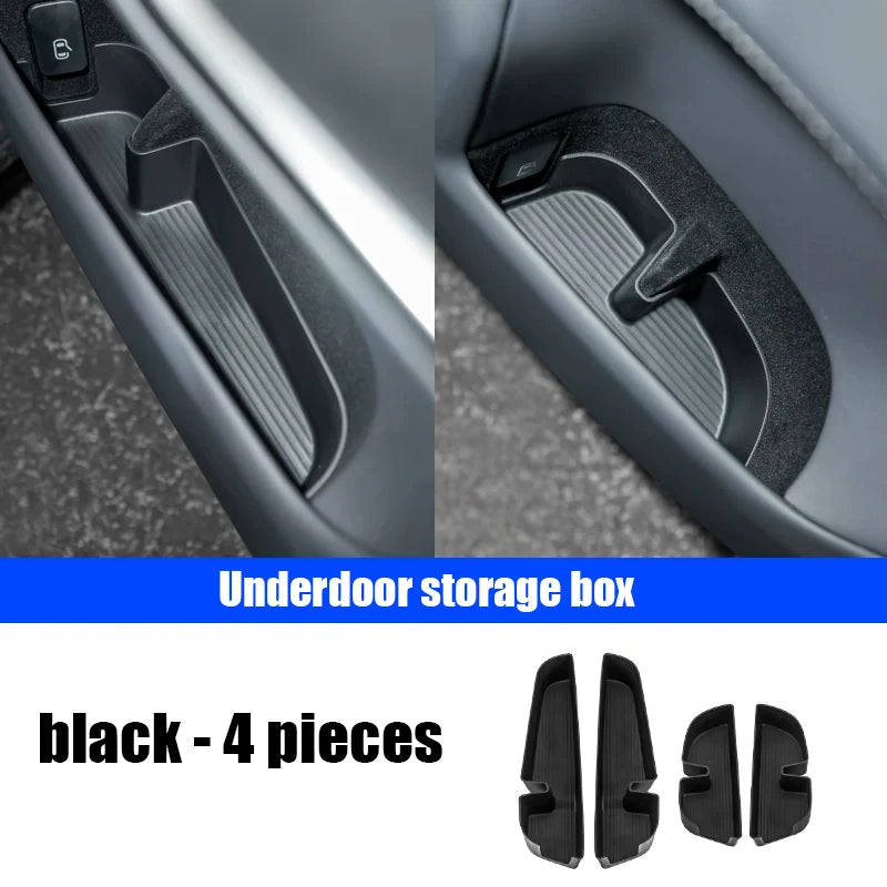 for BYD FangChengBao Leopard 8 DENZA B8 2025 2026 Car door storage box TPE material front and rear door storage box