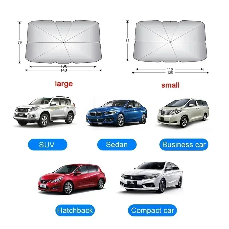 Car Sun Shade,Car Accessories Windshield Sun Shade,Cars Windshield Sun Shade Umbrella,Block UV Rays & Sun Heat Insulation
