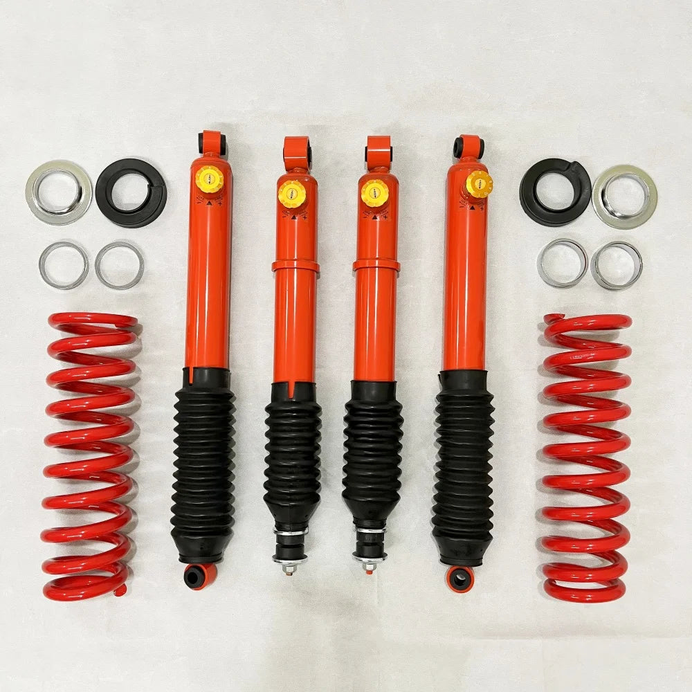 High Quality Automotive Suspension Parts Off-road Adjustable 4x4 Shock Absorber Coil Spring  2 Inch Lift Kit for D-max