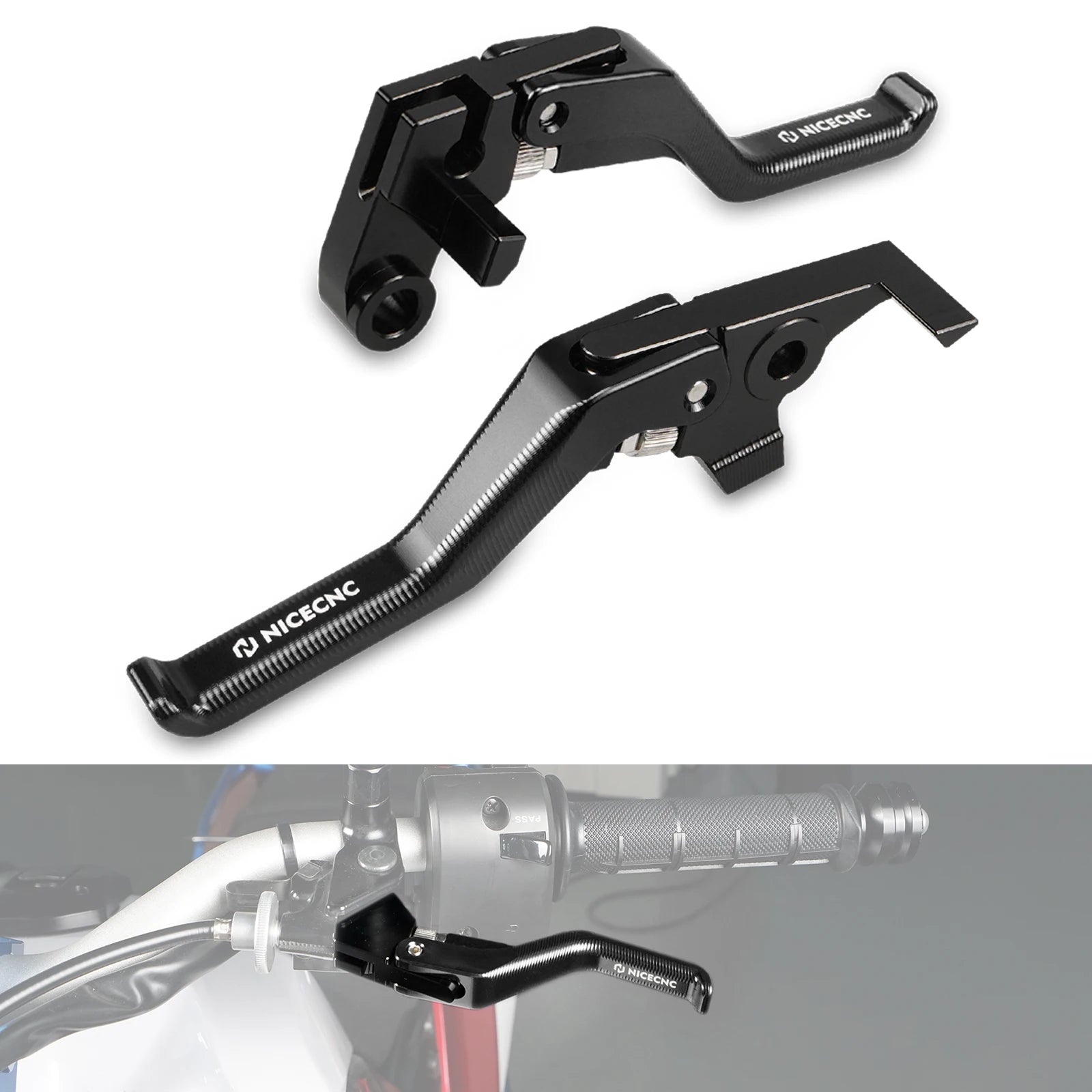 NICECNC For Yamaha Tenere 700 XTZ700 2019-2024 MT07 2018-2020 XSR700 2018-2023 Short Brake Clutch Lever Clutch Arm Bracket