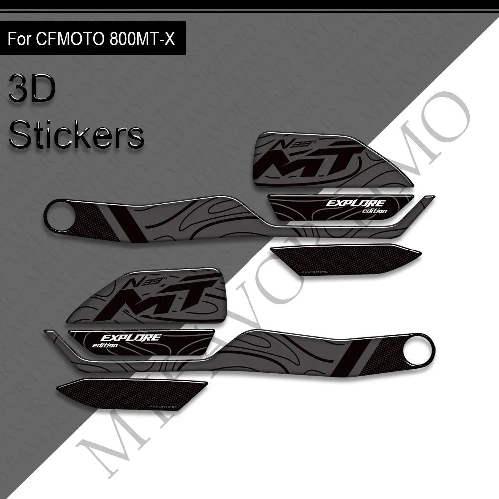 For CFMOTO 800MT-X 800MT 800 MT - X Adventure Bike Motorcycle Body Fairing Protector Tank Knee Pad Stickers Decals Kit 2024 2025