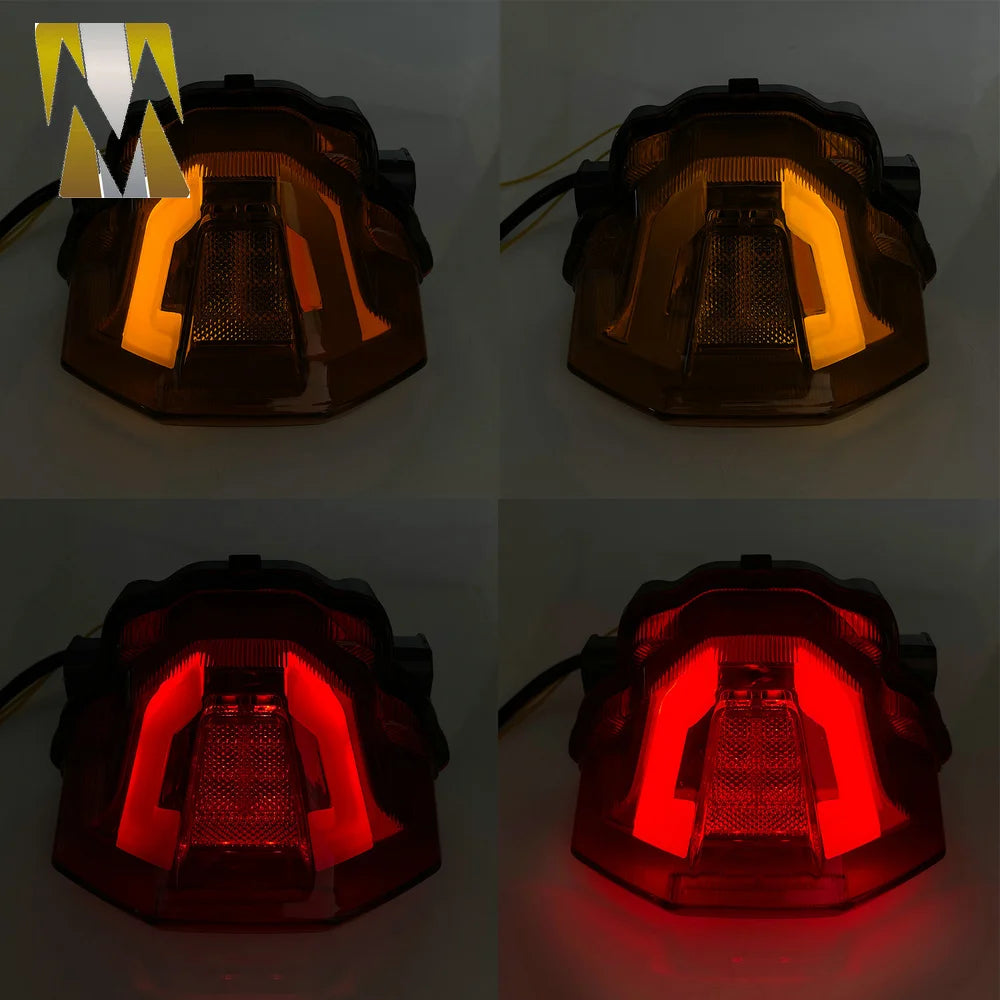 MT-07 2025 Rear Tail Light Brake Turn Signals Integrated LED Stop Light Compatible with YAMAHA MT07 2026 Motorcycle Accessories