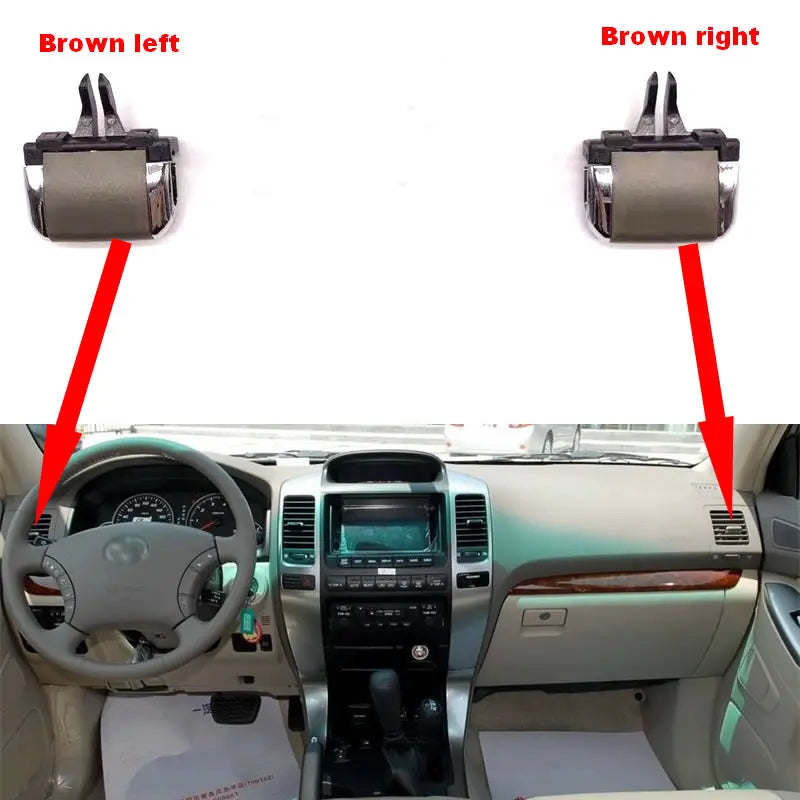 For Toyota Land Cruiser Prado LC120 2003-2009 Air Conditioner Outlet A/C Air Conditioning Vents Tab Clip Repair Kit Accessories