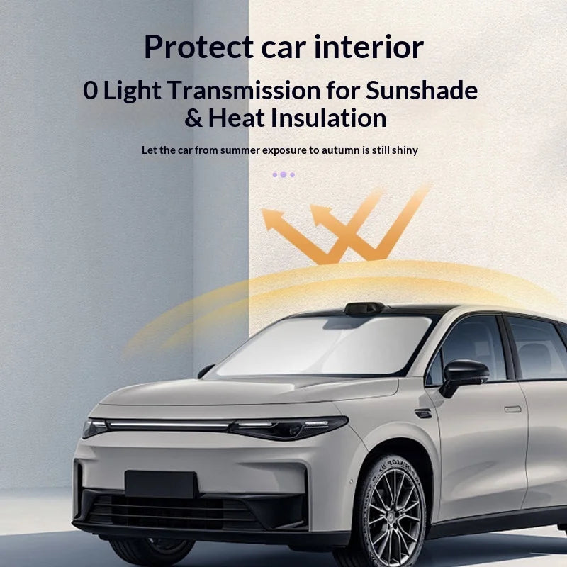 For BYD Leopard 5 8 Denza B5 B8 TI7 TI3 Fangchengbao Car Sunshade Umbrella Sun Protection Heat Insulation Sun Visor Curtain