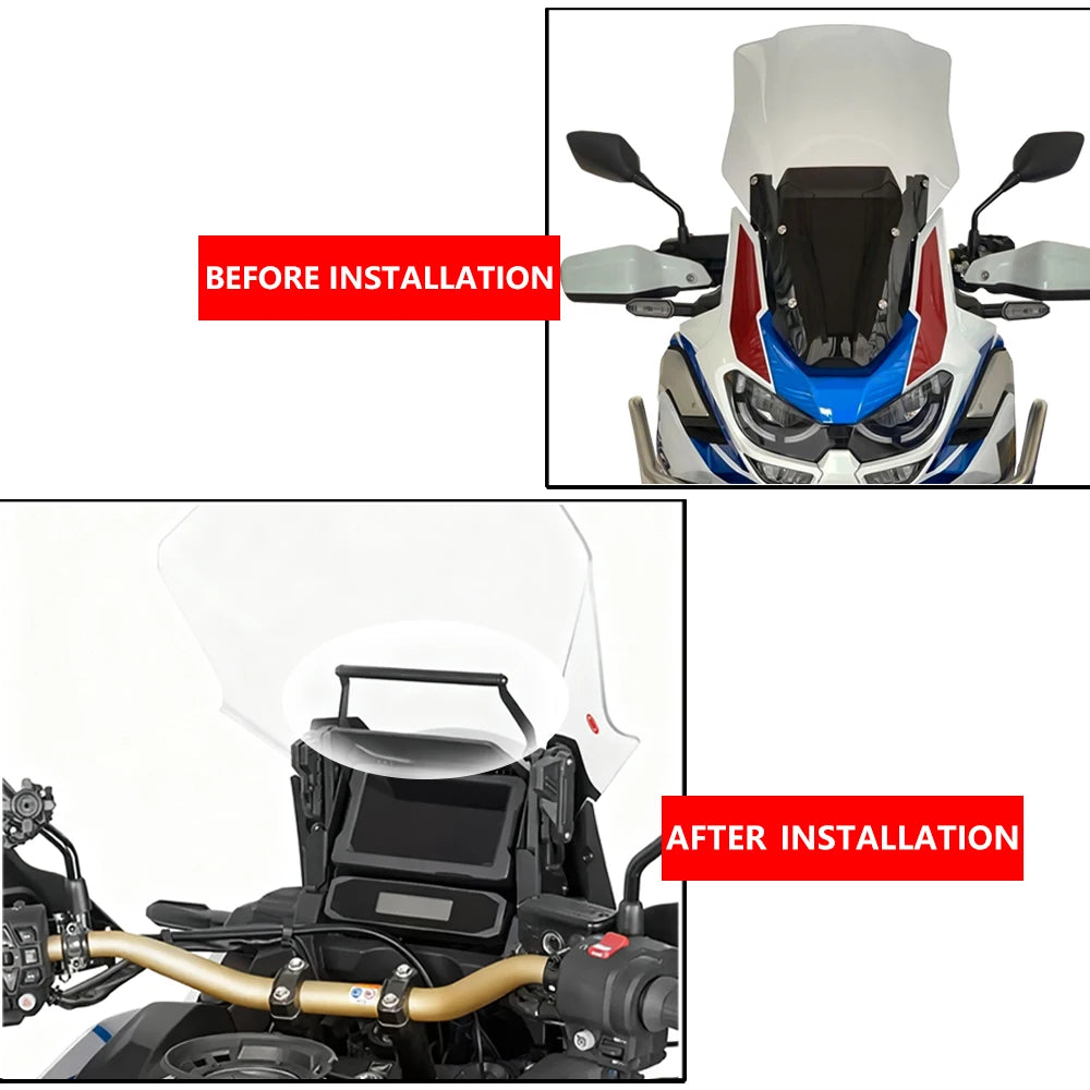 For Honda CRF 1100L Africa Twin ADVENTURE SPORTS 2020- Motorcycle Support GPS Navigation Bracket Stand Holder Phone Mobile Phone