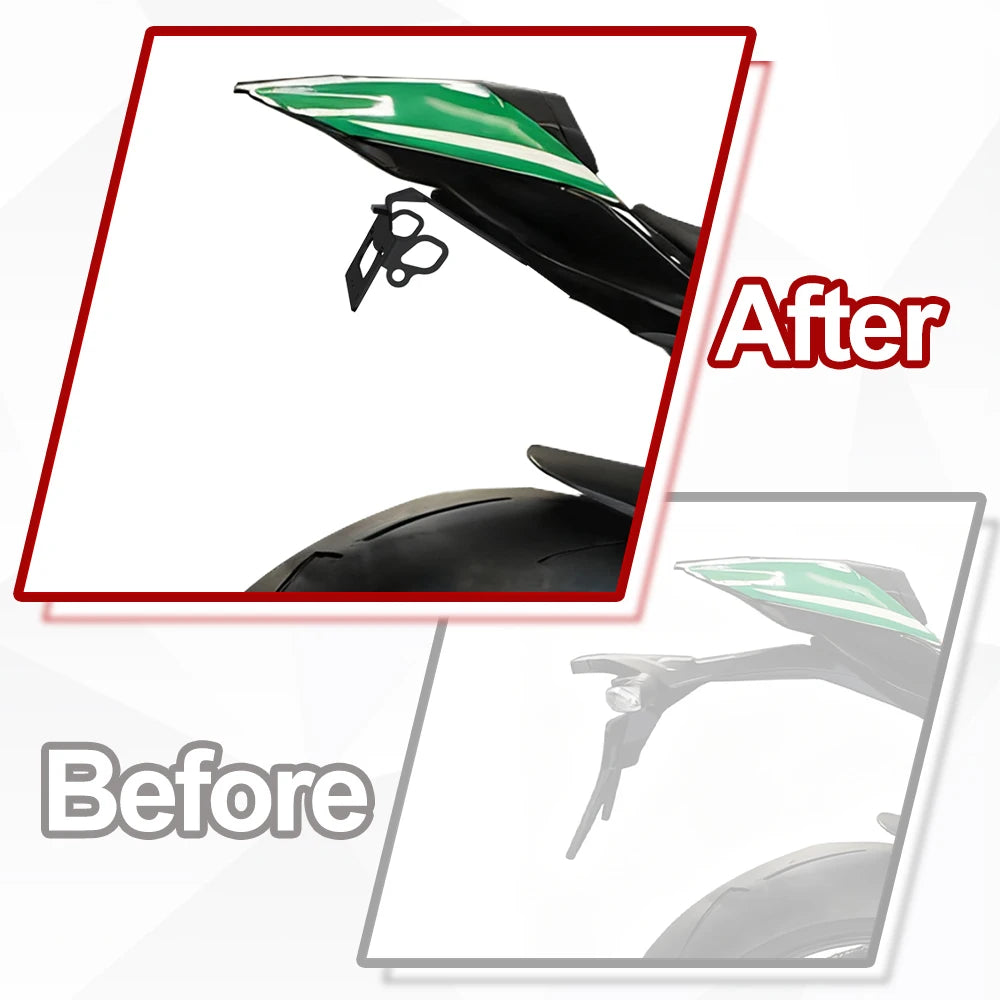 Rear Tail Tidy Fender Eliminator License Plate Holder Bracket Panigale V4/S V2/S Streetfighter V4/S V2/S 2025-2026 For Ducati