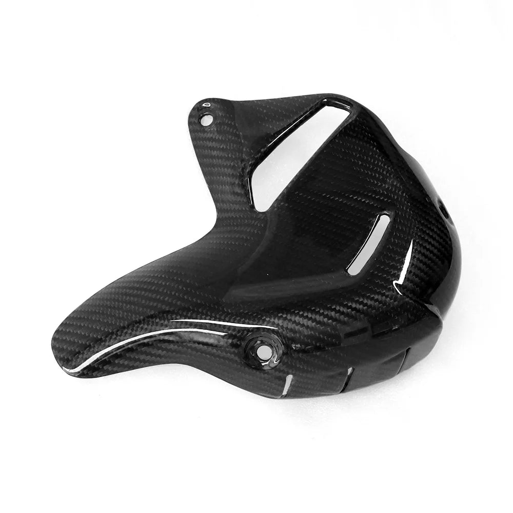 For Ducati Panigale V4 V4S V4R Motorcycle Modification with Carbon Fiber Sprocket Cover Heat Shield Protection Cover 2018+