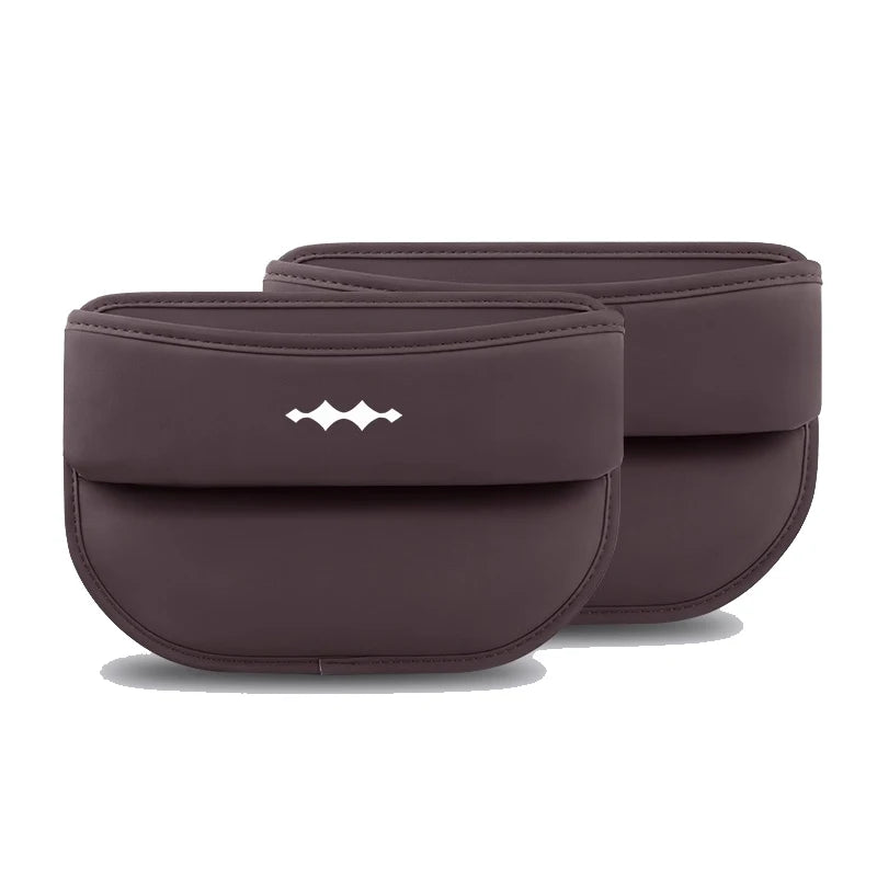 Seat Gap Storage Box for BYD Leopard 5 Leopard 8 Leather Car Seat Gap Pockets Anti-Spill Interior Accessory