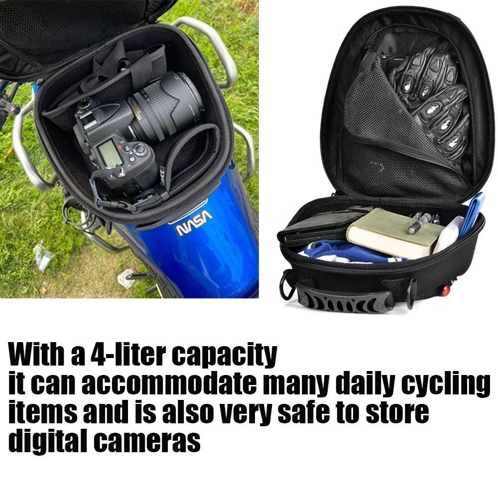 For KAWASAKI Z1000/SX Z800 Z750/R ER6N ER6F Z1000SX NINJA Motorcycle Quick Lock Bag Navigation Racing Backpack Tank Bag Luggage