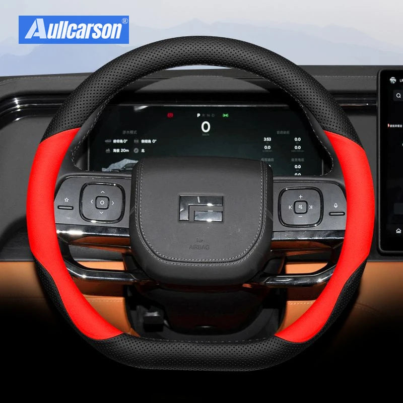 For Rox 01 Polestone 2024 2025 Steering Wheel Cover Breathable Anti Slip PU Leather Car Accessories
