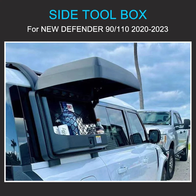 90 110 2020-2025 Toolbox High Quality Luggage Box External Modification Accessories Side Tool Box for Land Rover Defender
