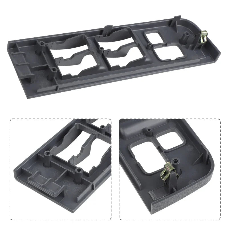 Front Driver Side Window Switch Bezel Trim For Toyota Land Cruiser Fj80 1991 1992 1993 1994 1995 1996 1997 LHD RHD Gray