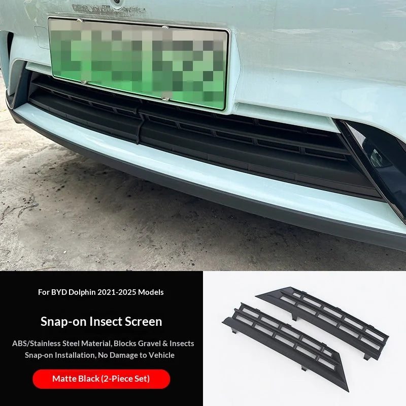For BYD Dolphin Haitun Universal Durable Clip On Car Front Grille Radiator Anti Catkin Protective Mesh Accessories Insect Net
