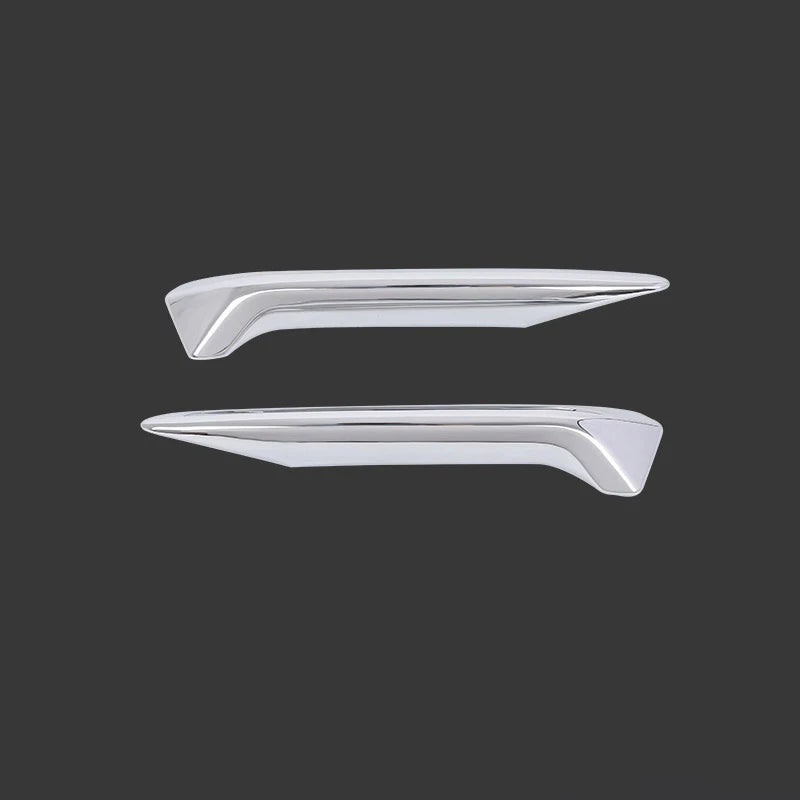 Silver ABS Car Bumper Reflector Front Rear Fog Lamp Trim Protection Cover Stickers Accessories For Nissan Qashqai J11 2019 2020