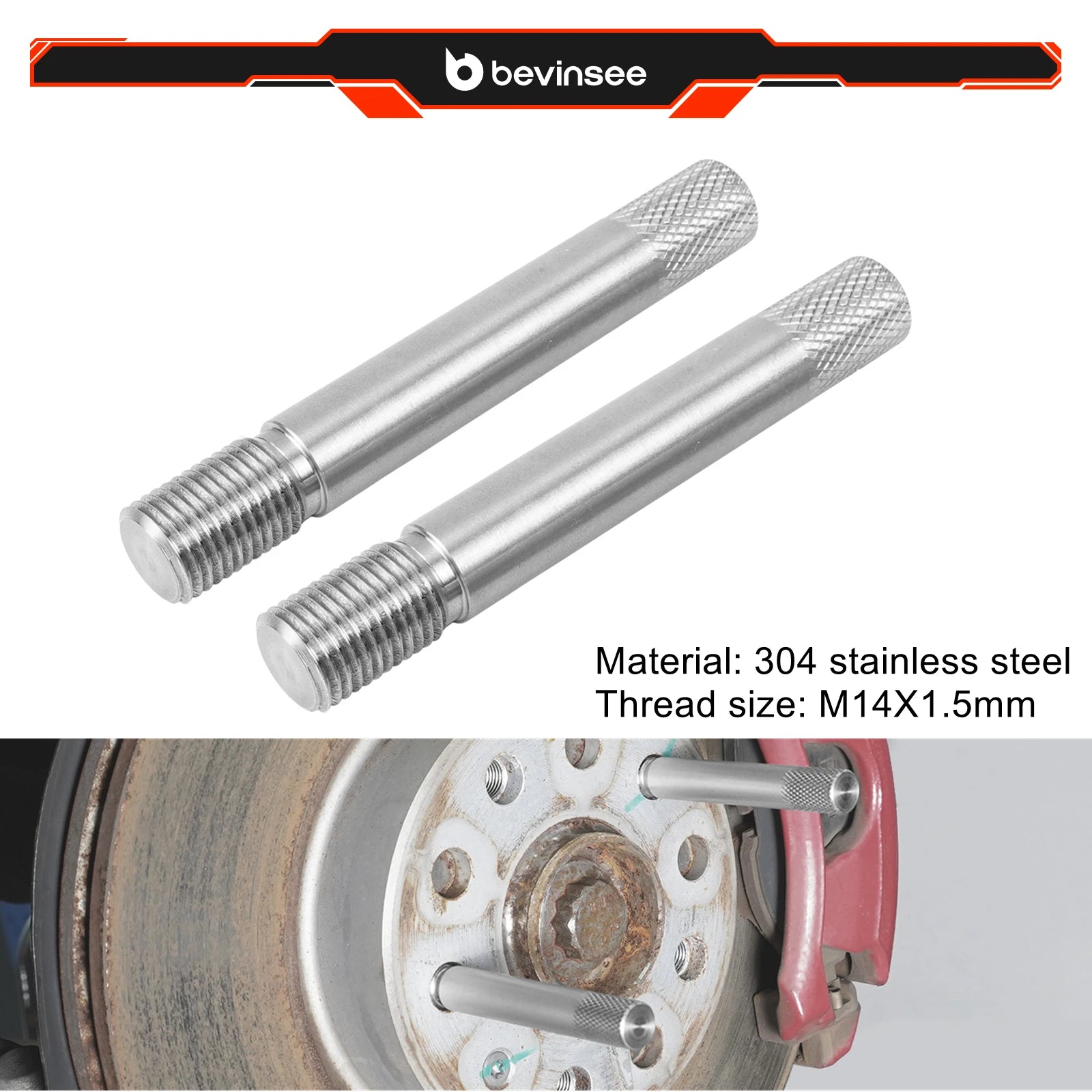 Wheel Alignment Pin, M14x1.5 Wheel Hanger Pin Set for BMW for Audi for VW for Mercedes for Porsche, Car Tire Repair Accesories