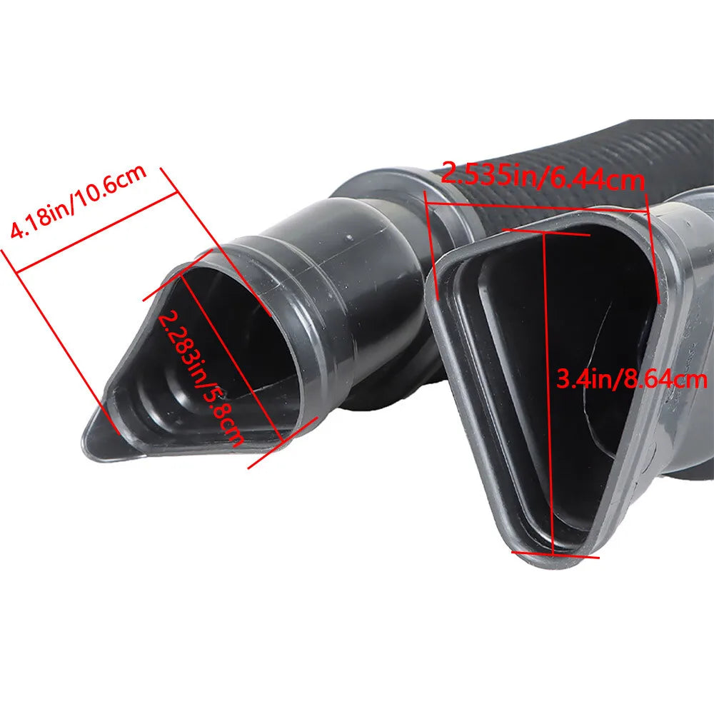 A pair Air Intake Hose For Mercedes Benz 2012-2014 ML350 2013-2016 GL350 3.0L V6