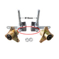 Front Wheel Knuckle Spindle 3 Stud Wheel Hub Kit For 5"/6" Tires DIY 110cc 168 200F Go Kart Buggy ATV UTV Quad Bike Parts