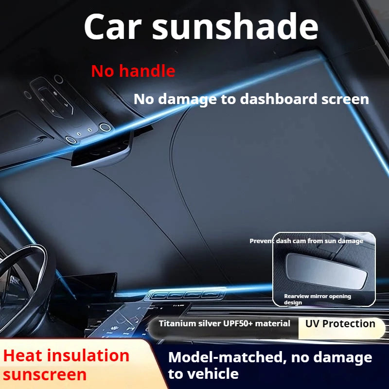 For BYD Leopard 5 8 Denza B5 B8 TI7 TI3 Fangchengbao Car Sunshade Umbrella Sun Protection Heat Insulation Sun Visor Curtain