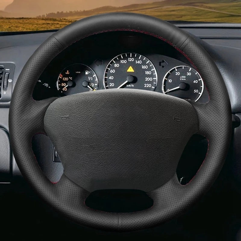 Car Steering Wheel Cover Customized Artificial Leather For Mercedes Benz M-Class W163 1998 1999 2000 2001 2002 2003 2004-2005