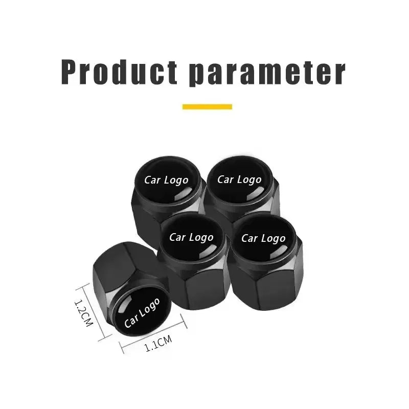 5pcs Metal Car Wheel Tire Valve Air Stem Cap For Land Rover Freelander LF L2 Discovery 3 Sport Range Rover Velar Defender Evoque
