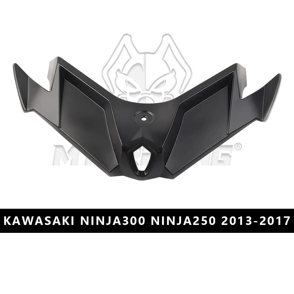 غطاء أمامي انسيابي هوائي واقي منقار أمامي لدراجة كاواساكي نينجا جناح سفلي حماية NINJA300/250 غطاء انسيابي أمامي من ألياف الكربون Pa