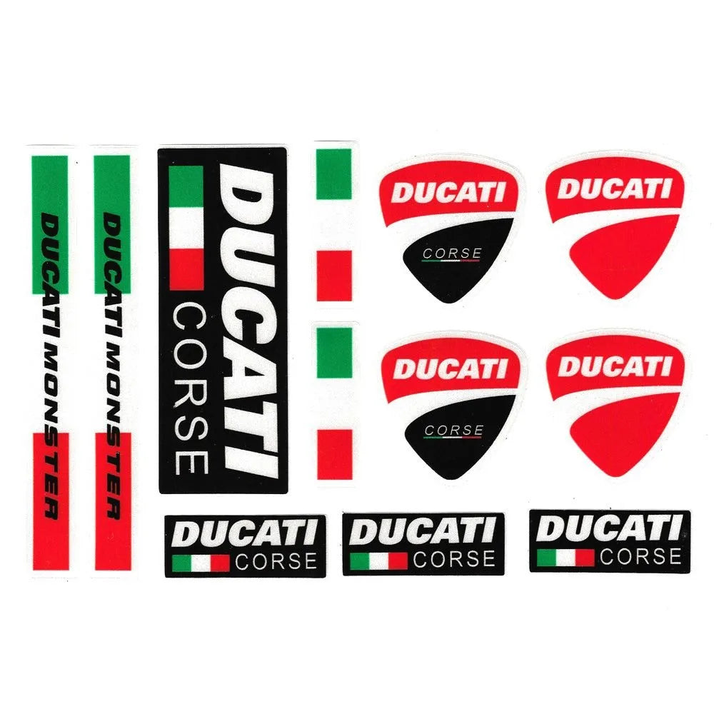 Motorcycle Sticker Helmet Body Reflective Decals Decoration Stickers For Ducati Monster Panigale 748 749 999 1098 1199 1299 1198