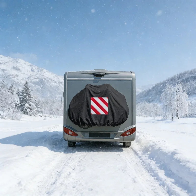 1PCS Waterproof Dustproof Snowproof Caravan Pillion Bike Cover Car Cover Caravan Motorhome Camping Accessories