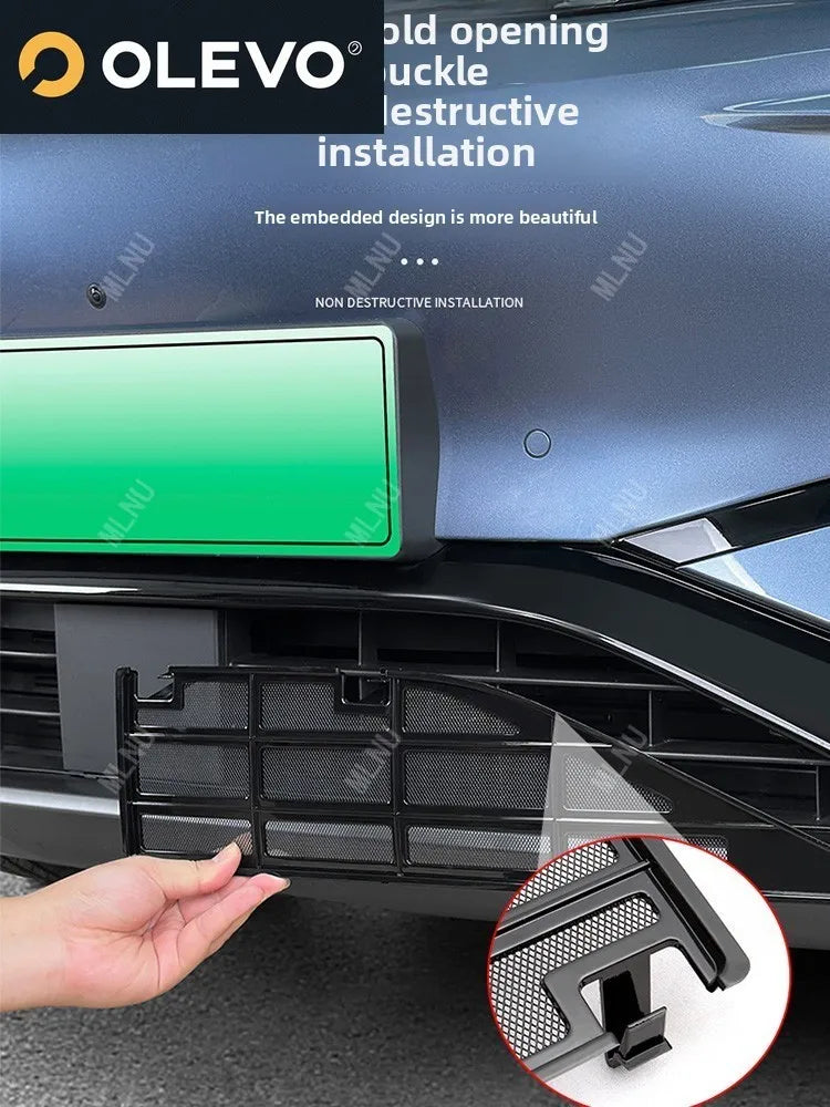 New For BYD Sealion 7 Accessories 2026/2025 Front Bumper Insect Screen-Aluminum Mesh, ABS Material, Split Design, Anti-Scratch